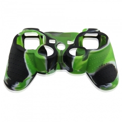 For PS3 Controller Silicon case  green+black