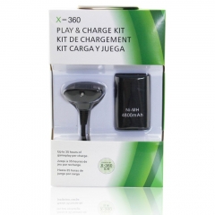 Rechargeable 4800mAh Battery Pack +Charge Cable for Xbox 360 slim Controller