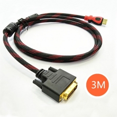 HDMI to DVI24+1 cable V1.4 Version 3M