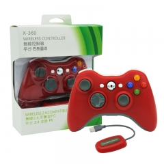 XBOX 360/PC 2.4G wireless controller neutral Packing/Red