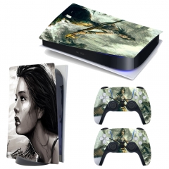 PS5 Sticker Decal Cover for PlayStation 5 Console and Controllers PS5 Skin Sticker