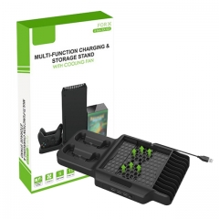 Multi-functional Charging Dock Bracket with Cooling Fan for Xbox One Series X/S Console