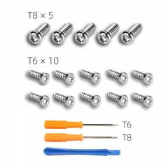 Torx Security Screws Set for Microsoft XBOX Series S X Controller T6 T8 Screws with Screwdriver Opening Disassemble Repair Parts 
