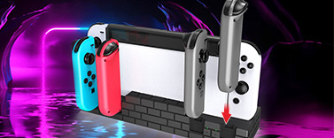 4 Slot Game Controller Charging Station  for Nintendo Switch/Swith Oled /Swith Original Dock /Joy Con Charger Holder Stand