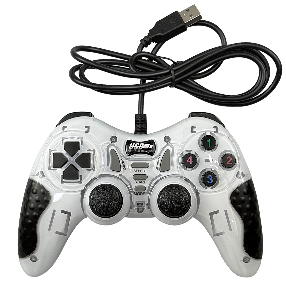 Usb Computer Button Controller USB Wired Controller For WinXP/Win7/8/10/Black+White,USB/PC Controller