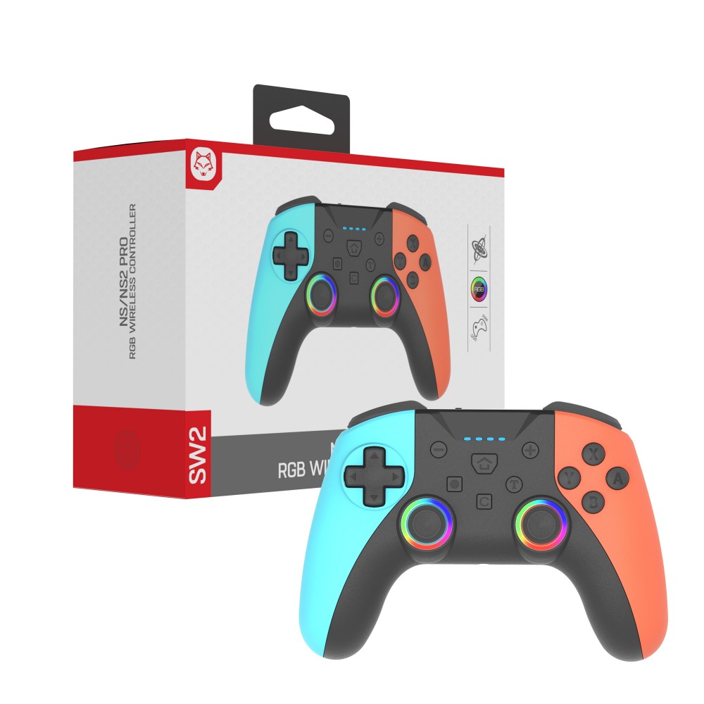 Pro Controller Sw2 SW2/SW1 Pro RGB Breathing Lighting Wireless Controller,Game Controller