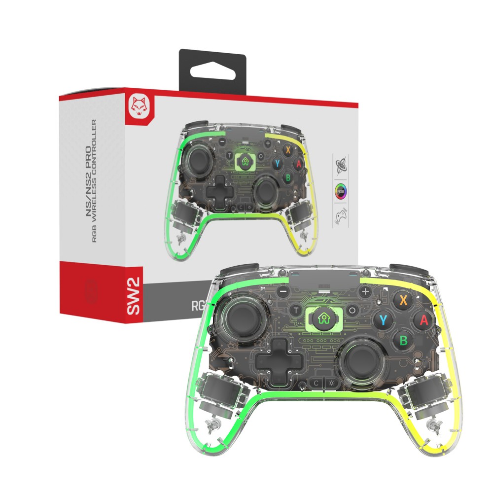 Pro Controller Sw2 SW2/SW1 Pro RGB Breathing Lighting Wireless Controller,Game Controller